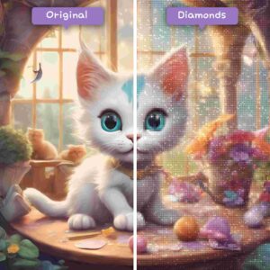 diamanter-veiviser-diamant-malesett-dyr-katt-snille-kattunge-fantasy-før-etter-jpg
