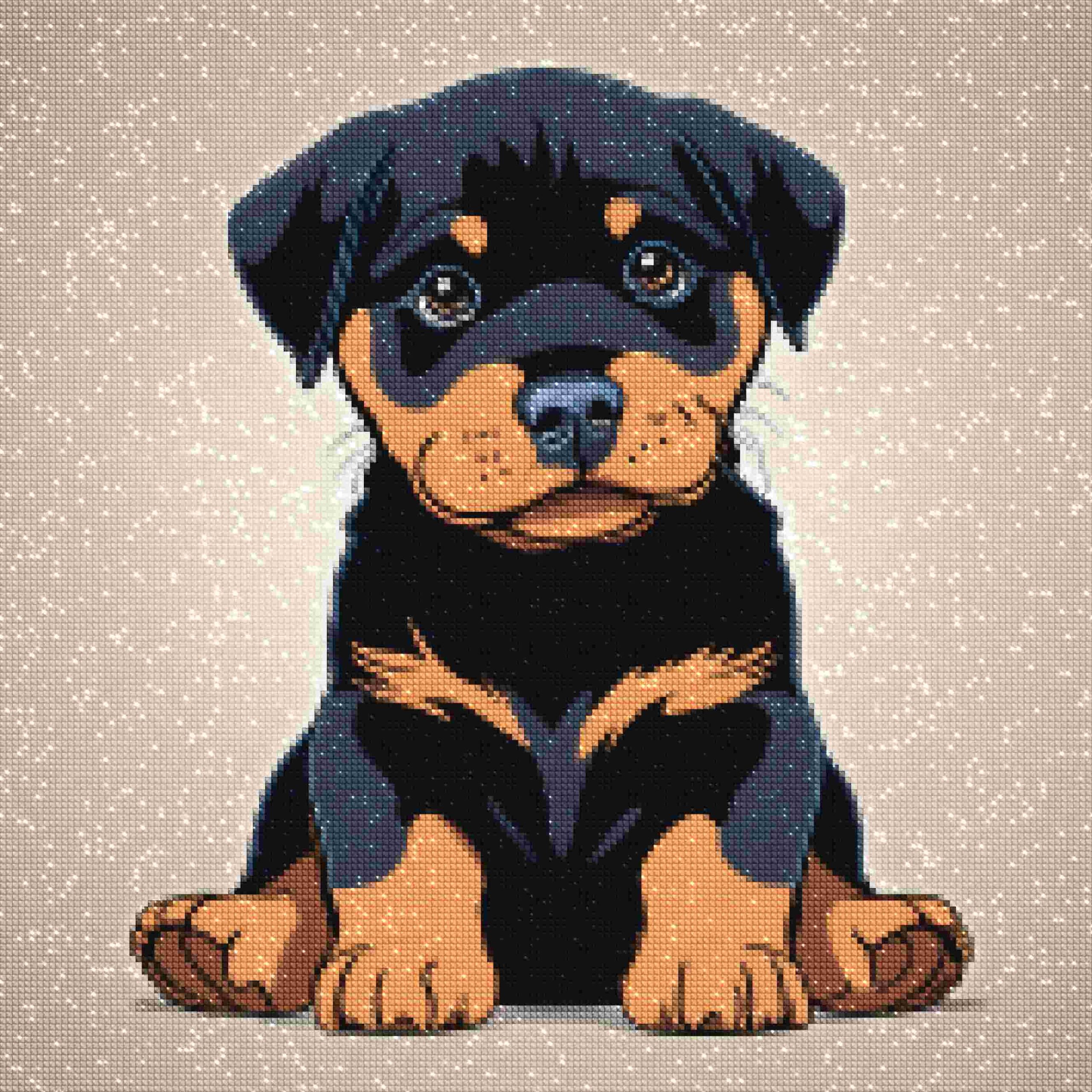 diamanter-trollkarl-diamant-målningssatser-Djur-Hund-Rottweiler-Puppy-Love-diamonds.jpg