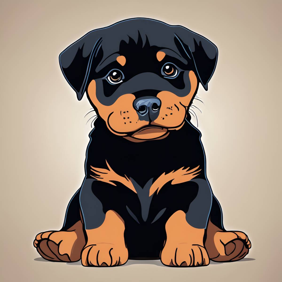 diamanter-troldmand-diamant-maleri-sæt-Dyr-Hund-Rottweiler-Hvalpe-Love-original.jpg