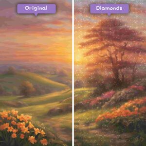 Diamonds-Wizard-Kits-de-peinture-diamant-événements-Pâques-radiant-Pâques-lever du soleil-avant-après-jpg