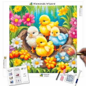 Diamonds-Wizard-Diamond-Painting-Kits-Events-Easter-Spring-Chickens-and-Flowers-Canva-jpg
