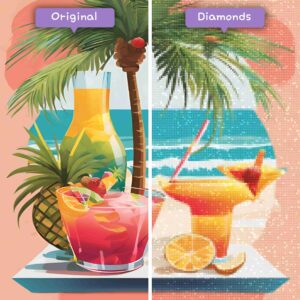 diamanter-trollkarl-diamant-målningssatser-landskap-strand-tropiska-cocktails-före-efter-jpg