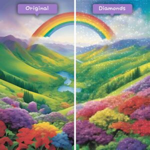 Diamanten-Zauberer-Diamant-Malsets-Landschaft-Regenbogen-Prisma-Panorama-Vorher-Nachher-JPG