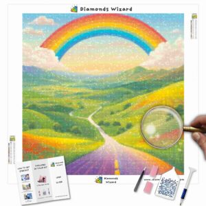diamanti-wizard-kit-pittura-diamante-paesaggio-arcobaleno-arcobaleno-strada-canva-jpg
