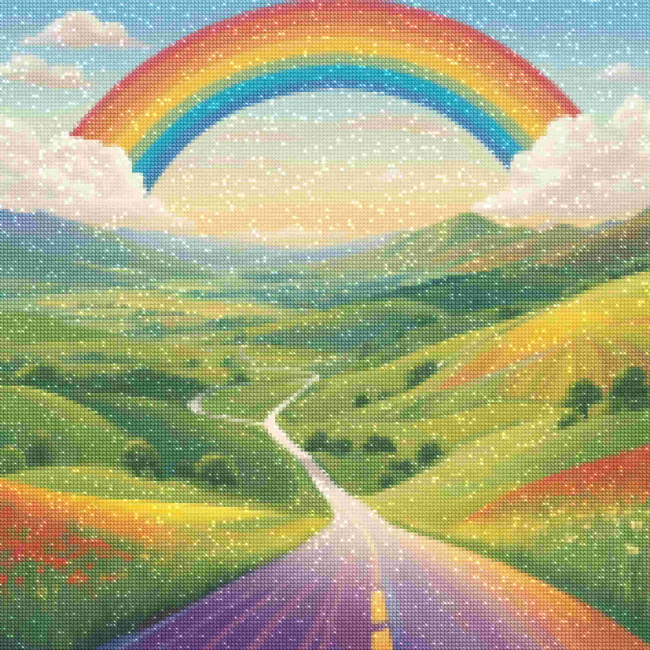 diamonds-wizard-diamond-painting-kits-Landscape-Rainbow-Rainbow-Road-diamonds.jpg