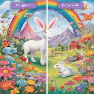 Diamanten-Zauberer-Diamant-Malsets-Landschaft-Regenbogen-Regenbogen-Wunderland-Vorher-Nachher-JPG