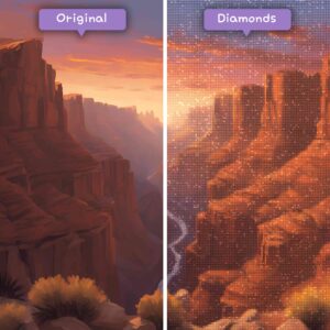 Diamanten-Zauberer-Diamant-Malsets-Landschaft-Sonnenuntergang-Canyon-Leinwand-Vorher-Nachher-JPG