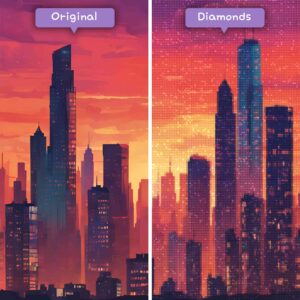 diamanten-wizard-diamond-painting-kits-landschap-zonsondergang-stedelijke-zonsondergang-voor-na-jpg