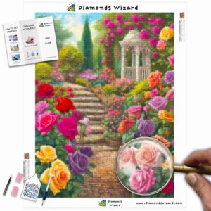 diamanter-trollkarl-diamant-målningssatser-natur-blomma-strålande-rosa-trädgård-canva-jpg