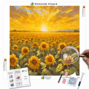 diamonds-wizard-diamond-painting-kits-nature-flower-sunflower-splendor-canva-jpg