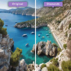 diamanter-troldmand-diamant-maleri-sæt-rejse-grækenland-ægæiske kyst-før-efter-jpg