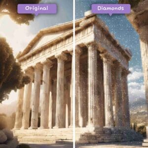 Diamanten-Zauberer-Diamant-Malsets-Reise-Griechenland-korinthische-Säulen-vorher-nachher-jpg
