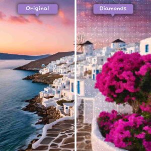 mago-de-diamantes-kits-de-pintura-de-diamantes-viajar-grecia-mykonos-molinos-de-viento-antes-después-jpg