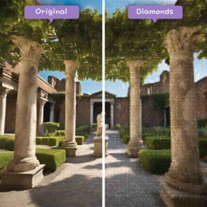 diamanter-trollkarl-diamant-målning-kit-resor-italien-pompeii-villa-trädgårdar-före-efter-jpg