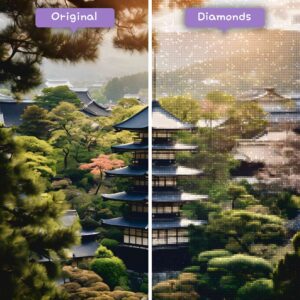 diamanter-trollkarlen-diamant-målning-kit-resor-japan-kyoto-templescape-före-efter-jpg