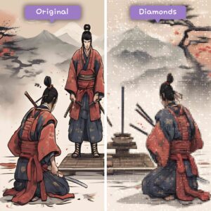 Diamanten-Zauberer-Diamant-Malsets-Reisen-Japan-Samurai-Ehre-Vorher-Nachher-JPG