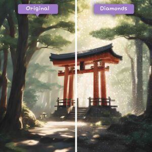 diamanter-troldmand-diamant-maleri-sæt-rejse-japan-shinto-helligdom-serenity-before-after-jpg