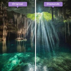 diamanter-trollkarlen-diamant-målningssatser-resor-mexiko-cenote-kristallvatten-före-efter-jpg