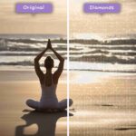 Diamanten-Zauberer-Diamant-Malsets-Landschaft-Strand-Ruhe-Ufer-Yoga-Meditation-Vorher-Nachher-JPG