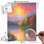 diamanten-wizard-diamond-painting-kits-landschap-meer-spectrum-sereniteit-meer-zonsondergang-reflectie-canva-jpg