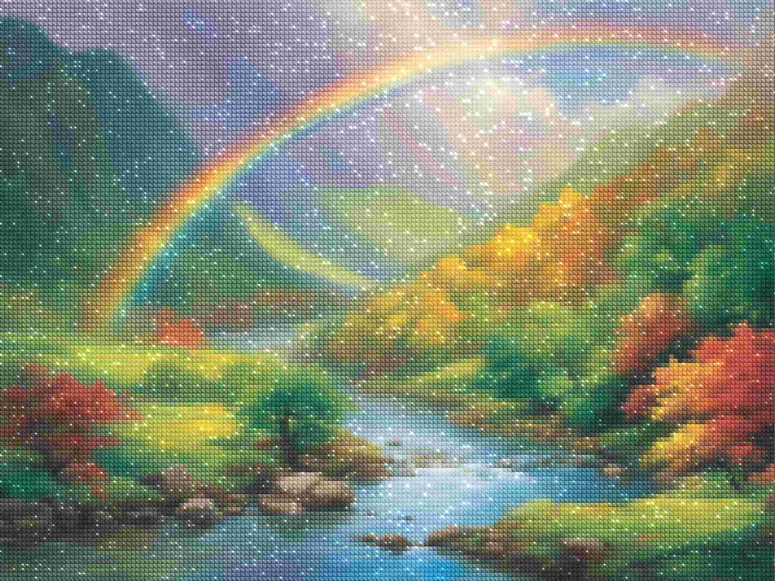 diamonds-wizard-diamond-painting-kits-Landscape-Rainbow-Rainbow-Riviera-diamonds.jpg