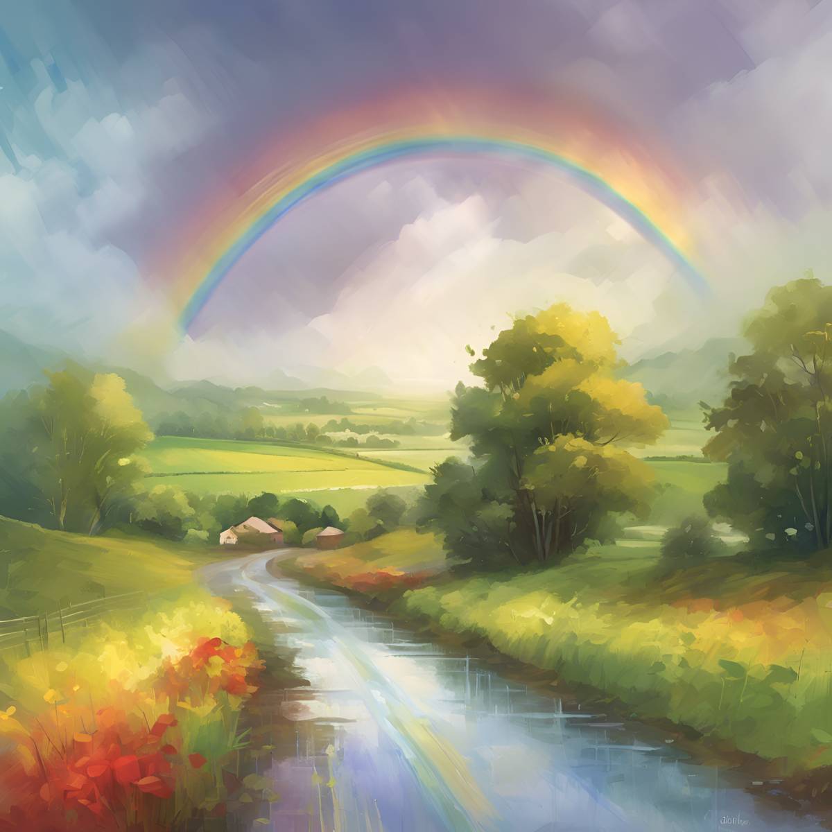 diamonds-wizard-diamond-painting-kits-Landscape-Rainbow-Rainbow-Serenity-Countryside-Radiance-original.jpg