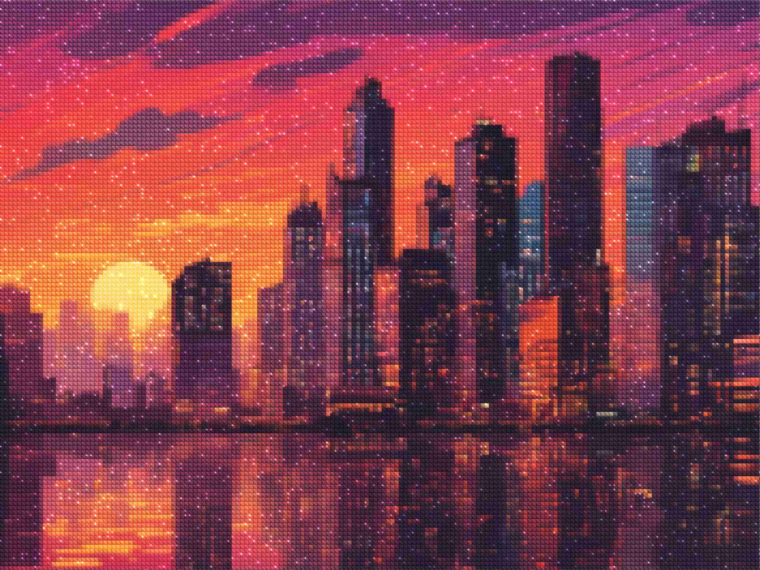 diamonds-wizard-diamond-painting-kits-Landscape-Sunset-Dusk-Metropolis-Mosaic-diamonds.jpg