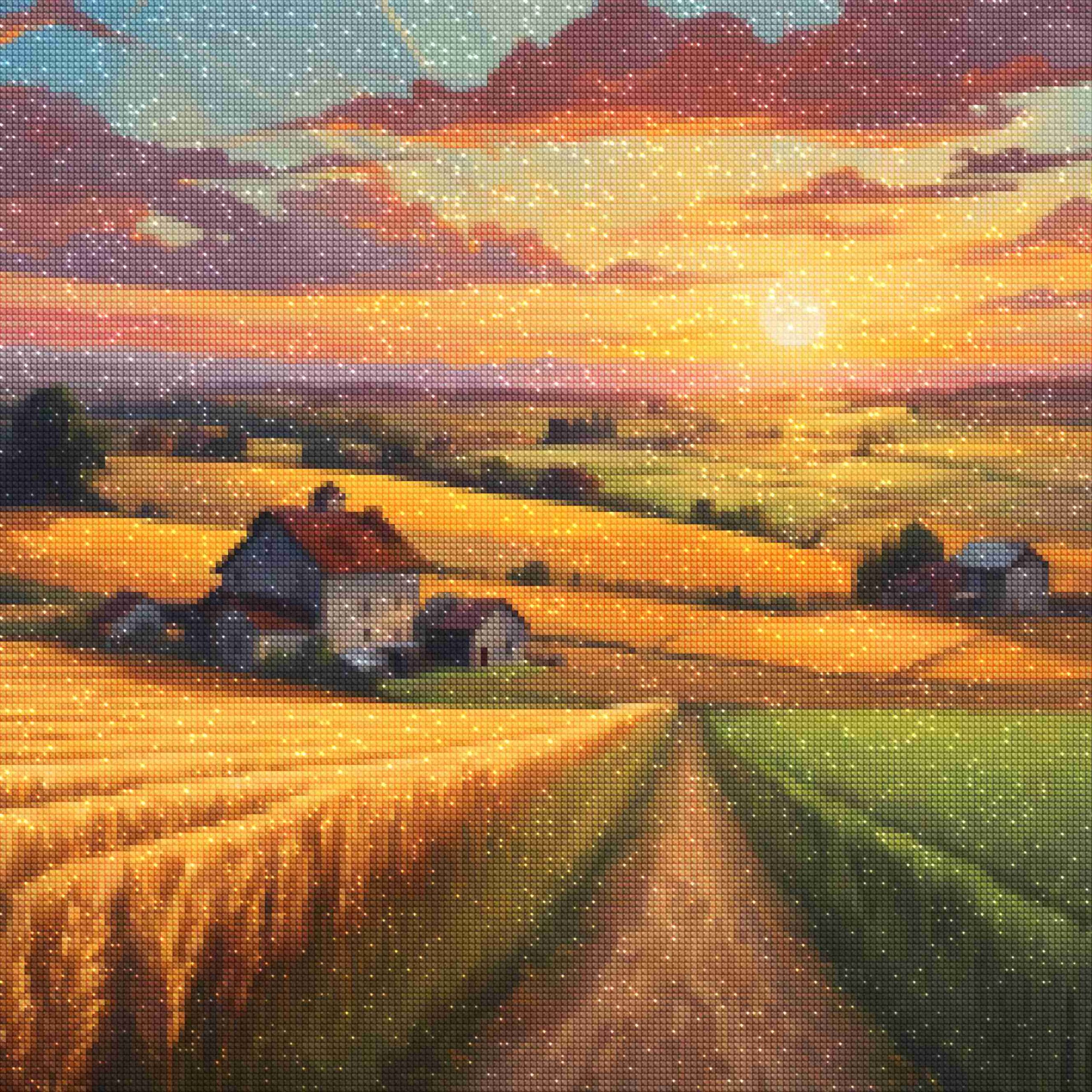 diamonds-wizard-diamond-painting-kits-Landschap-Zonsondergang-Rustiek-Zonsondergang-Schittering-diamonds.jpg