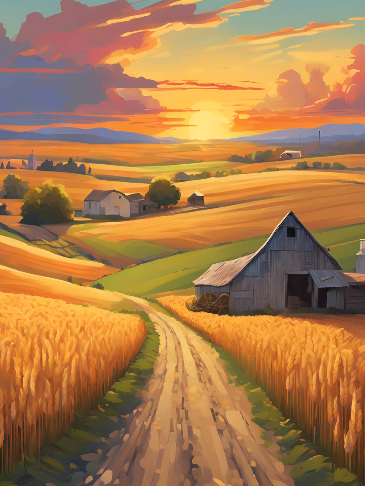 diamanter-veiviser-diamant-malesett-Landskap-Solnedgang-Serenity-Harvest-Twilight-original.jpg