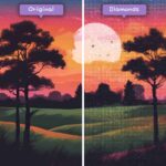 diamonds-wizard-kit-pittura-diamante-paesaggio-tramonto-crepuscolo-tranquillità-campagna-prima-dopo-jpg