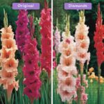 diamanter-veiviser-diamant-malesett-natur-blomst-herlig-gladiolus-herlighet-før-etter-jpg