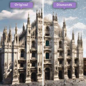 diamanter-trollkarl-diamant-målningssatser-resor-italien-gothic-glory-of-milan-duomo-before-after-jpg