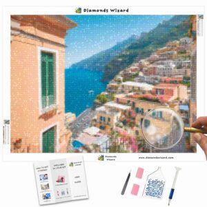 Diamondswizardkit di pittura a diamanteviaggiitaliapositanoscoglieracharmcanvajpg