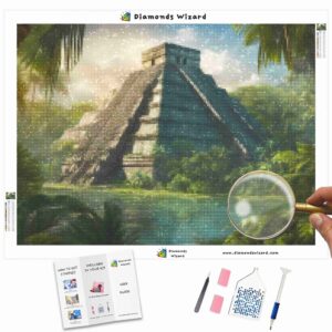 diamants-wizard-diamond-painting-kits-voyage-mexique-ruines-maya-majesté-canva-jpg