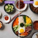 diamanter-veiviser-diamant-malesett-reise-sør-korea-bibimbap-brilliance-before-after-jpg