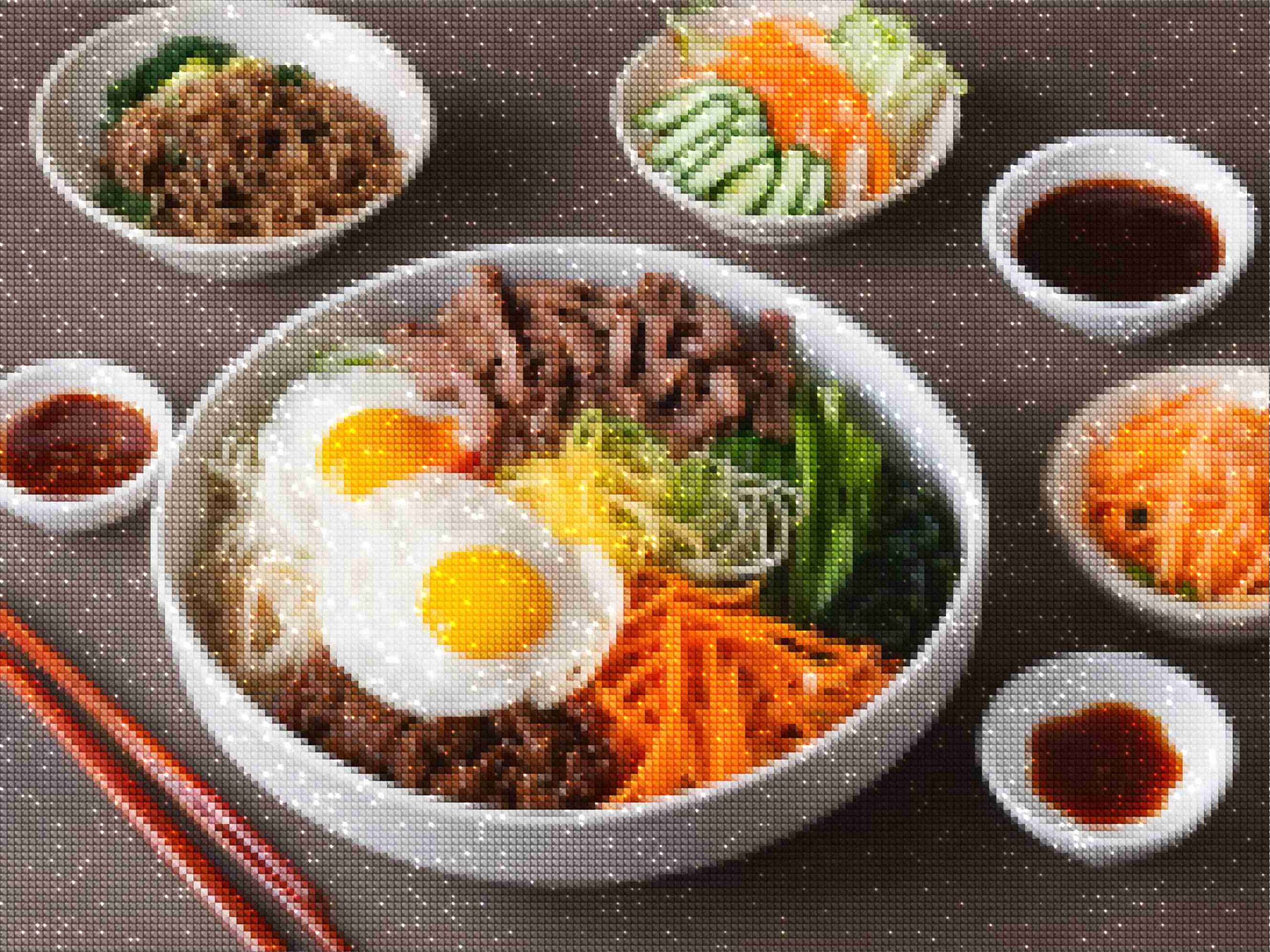 diamonds-wizard-diamond-painting-kits-Travel-South Korea-Bibimbap-Delight-diamonds.jpg