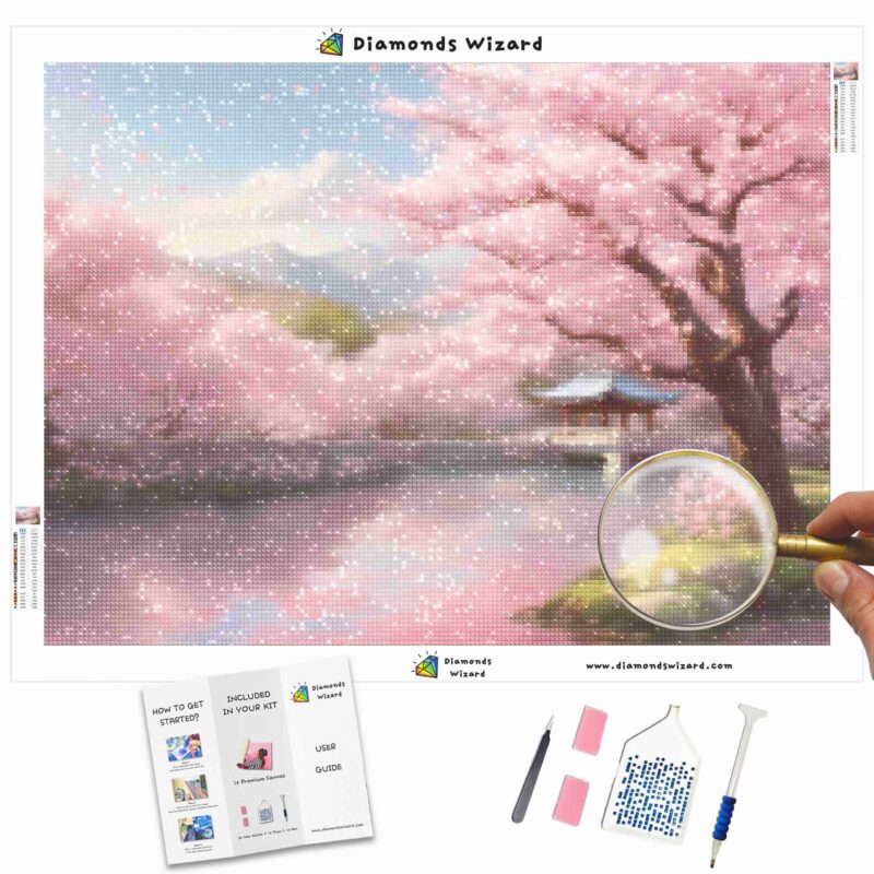 diamonds-wizard-diamond-painting-kits-travel-south-korea-cherry-blossom-dreamscape-canva-jpg