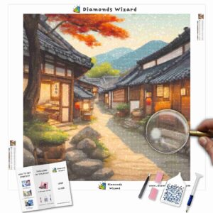 diamonds-wizard-diamond-painting-kits-travel-south-korea-korean-folk-village-charm-canva-jpg