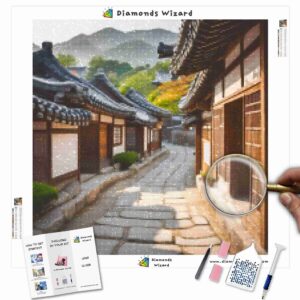 diamonds-wizard-kit-pittura-diamante-viaggio-corea-del-sud-villaggio-hanok-coreano-serenity-canva-jpg