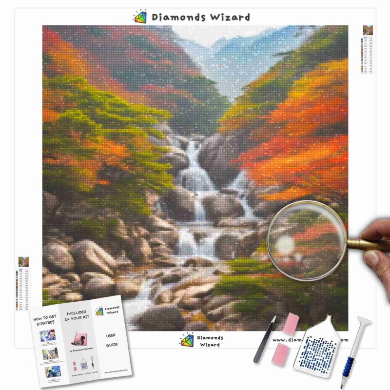 Diamondswizardkit di pittura con diamantiviaggiocorea del sudparco nazionale di seoraksanmaestàcanvajpg