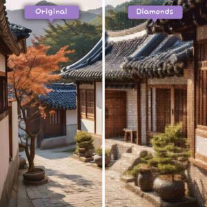 diamanten-wizard-diamant-schilderij-kits-reizen-zuid-korea-serene-hanok-haven-voor-na-jpg