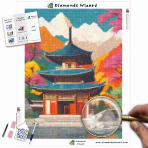 diamenty-czarodziej-diamentowe-malowanie-zestawy-podróż-południowa-korea-spokojna-pagoda-harmonia-canva-jpg