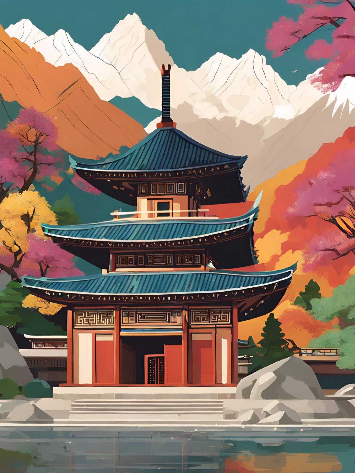 diamonds-wizard-kit-pittura-diamante-Viaggio-Corea-del-Sud-Serene-Pagoda-Harmony-originale.jpg