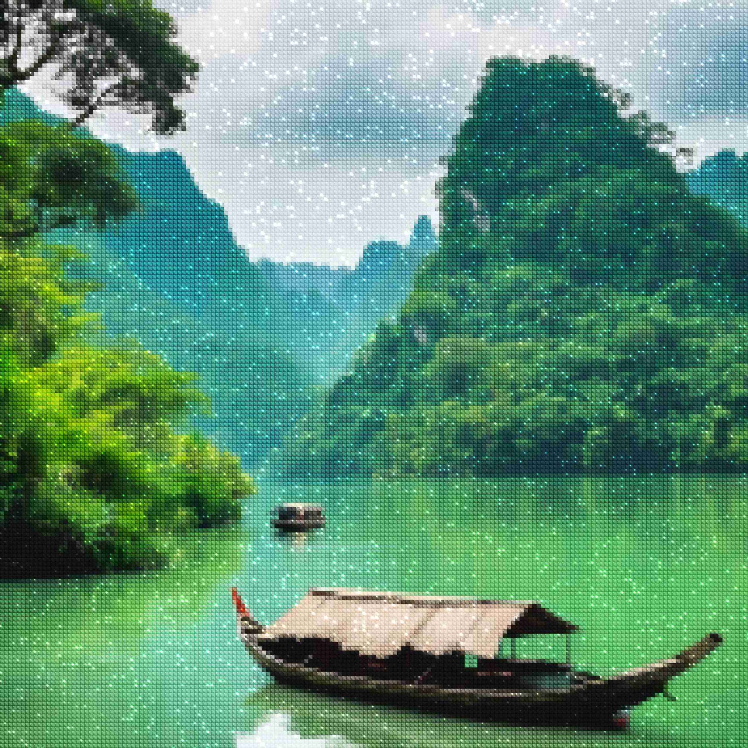 diamonds-wizard-diamond-painting-kit-Travel-Vietnam-Ba-Be-National-Park-Reflections-diamonds.jpg