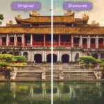 Diamanten-Zauberer-Diamant-Malsets-Reise-Vietnam-Imperial-Hue-Majesty-Reflexionen-Vorher-Nachher-JPG