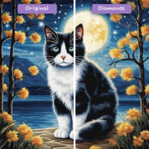diamanter-trollkarl-diamant-målningssatser-djur-katt-midnatt-promenad-före-efter-jpg