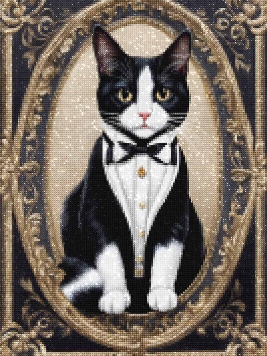 diamonds-wizard-diamond-painting-kits-Animals-Cat-Tuxedo-Cat-diamonds.jpg