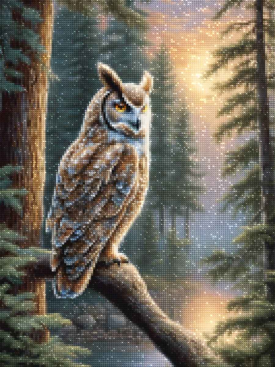 diamonds-wizard-diamond-painting-kits-Animals-Owl-Forest-Guardian-diamonds.jpg