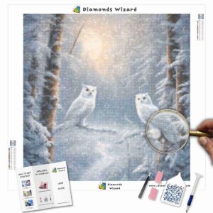 diamants-wizard-diamond-painting-kits-animaux-hibou-foret-givrée-canva-jpg