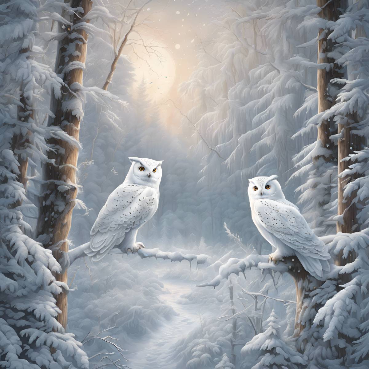 diamanter-trollkarl-diamant-målningssatser-Animals-Owl-Frosty-Forest-original.jpg